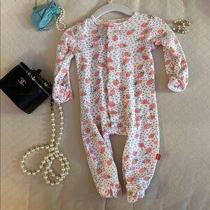 Floral Pink Kids One Piece